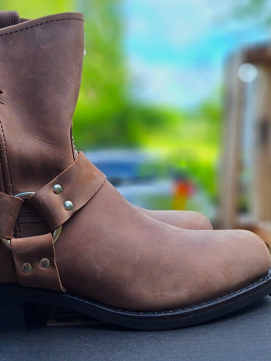New Frye Harness Boots-With Box-Size 10 Men\'s main image 4